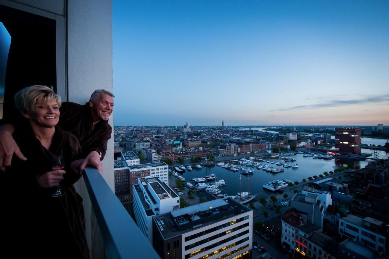 Apartmán Exclusieve Prive Wellness Penthouse Skynooz Antverpy Exteriér fotografie