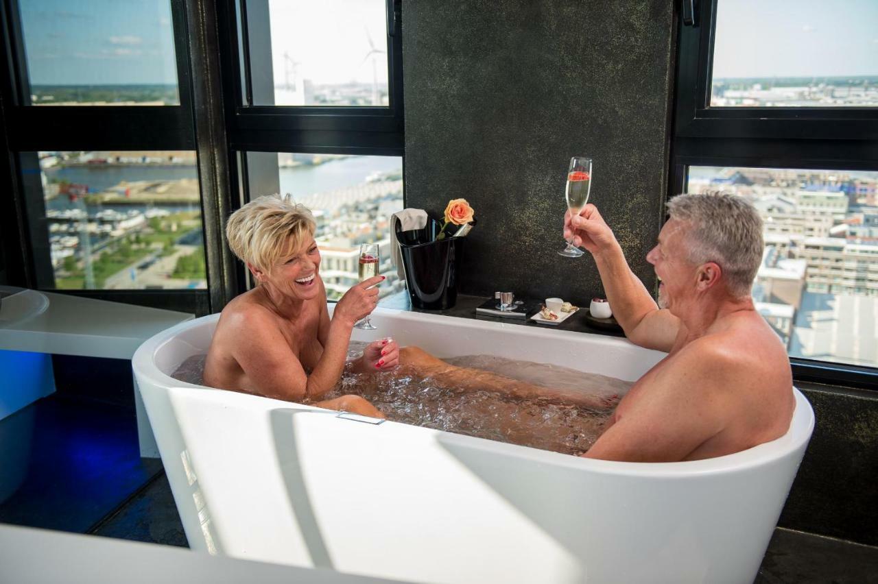Apartmán Exclusieve Prive Wellness Penthouse Skynooz Antverpy Exteriér fotografie