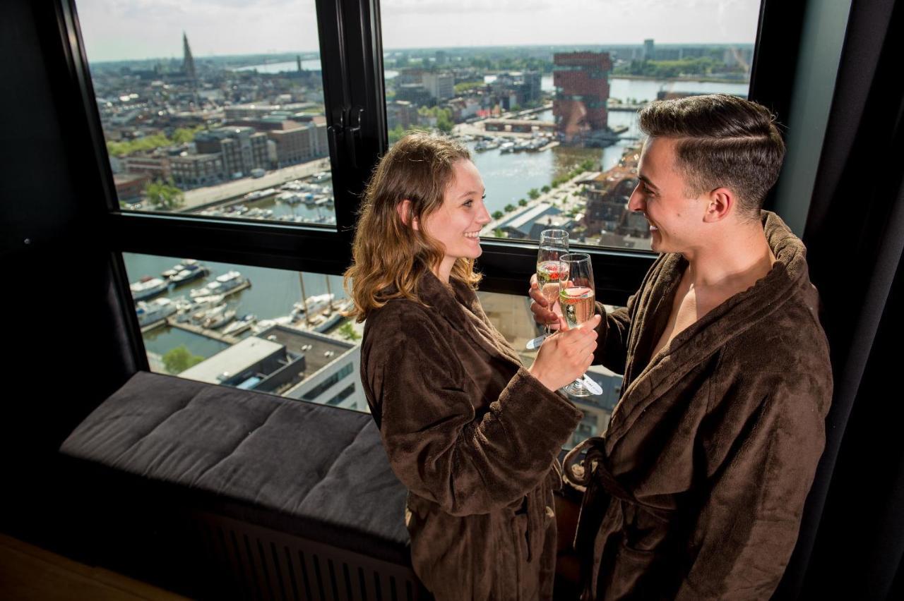 Apartmán Exclusieve Prive Wellness Penthouse Skynooz Antverpy Exteriér fotografie
